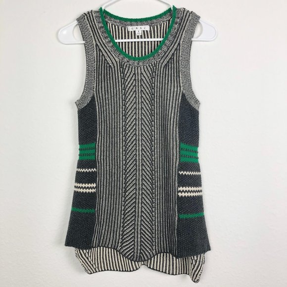 Cabi Striped Sleeveless Trident Sweater - Picture 2 of 7